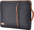14 Inch Laptop Sleeve 360-Degree Protection & Water-Resistant with Retractable Handle, Laptop Bag for 14" Laptops (Lenovo/Acer/Asus/Dell/Hp), Macbook Pro 14, Black